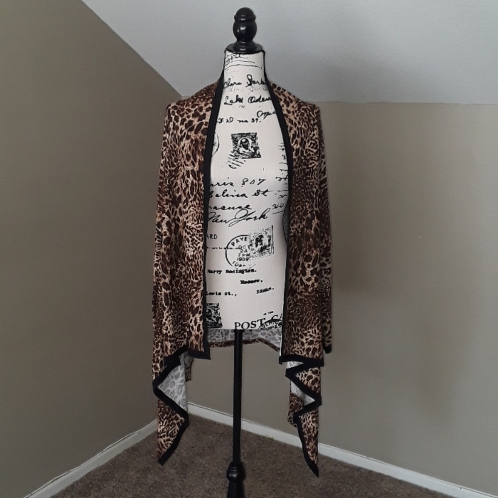 NWT, BCBGMaxAzria Classic Asymmetrical Cardigan